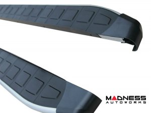 Jeep Renegade Side Steps - ProSide Running Boards - Silver / Black